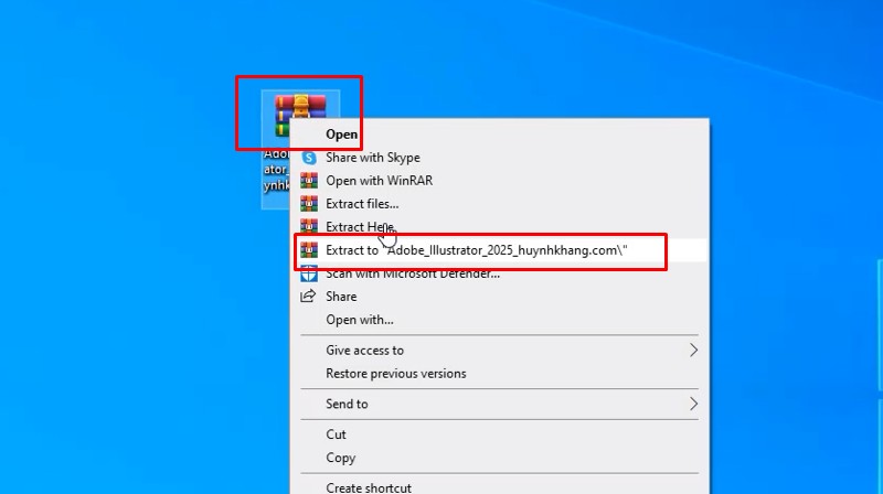 Adobe Illustrator 2025: Hướng Dẫn Cài Đặt Chi Tiết A-Z 10 Giải nén phần mềm Adobe Illustrator 2025
