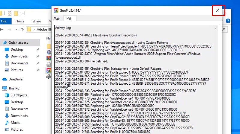 Adobe Illustrator 2025: Hướng Dẫn Cài Đặt Chi Tiết A-Z 31 Bấm vào X