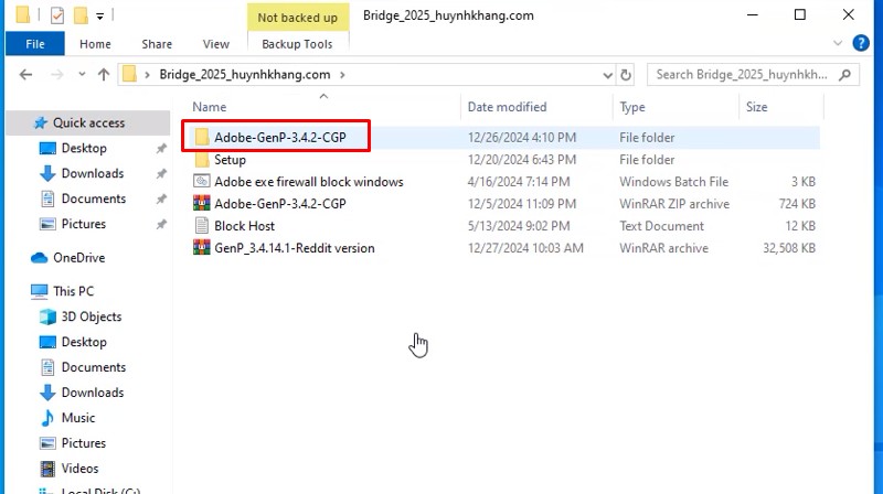 Vào thư mục Adobe-genP-3.4.2