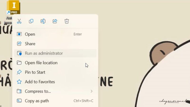 Mở phần mềm Inventor 2024 lên