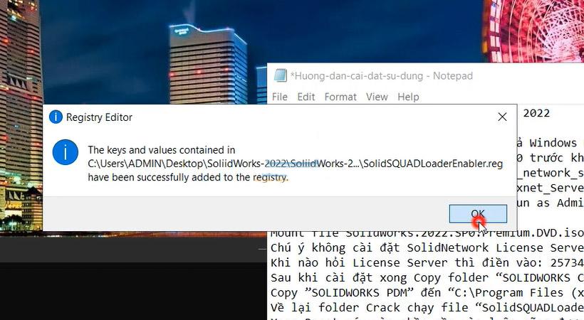 Hướng dẫn kích hoạt Solidworks 2022