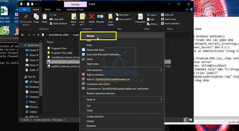 Hướng dẫn cài đặt SolidWorks 2020