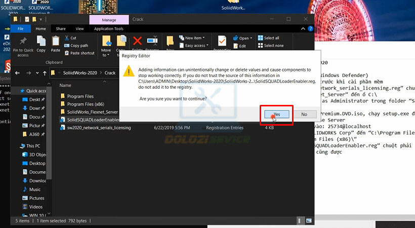 Hướng dẫn cài đặt SolidWorks 2020