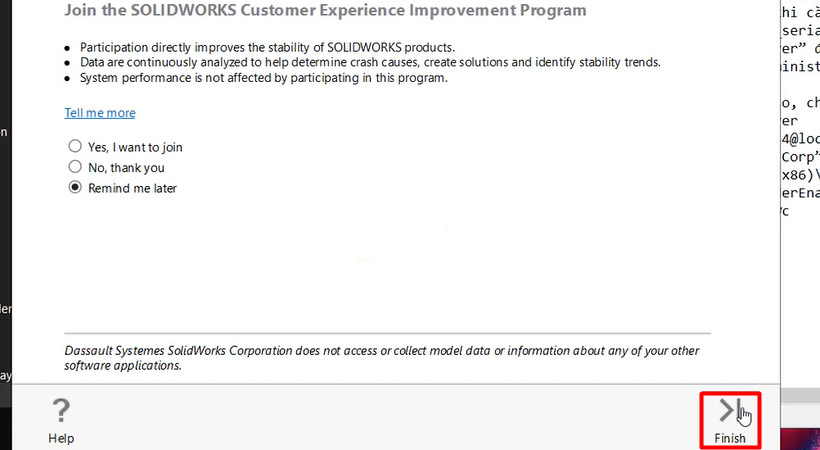 Hướng dẫn cài đặt Solidworks 2022