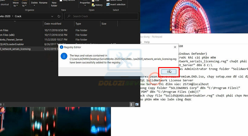 Hướng dẫn cài đặt SolidWorks 2020