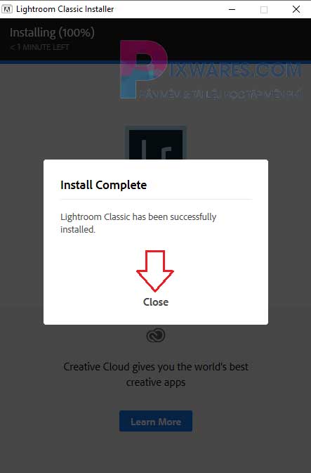 Tải Adobe Lightroom Classic 2020 Vĩnh viễn 100% hay-nhan-close-de-dong-cua-so-cai-dat