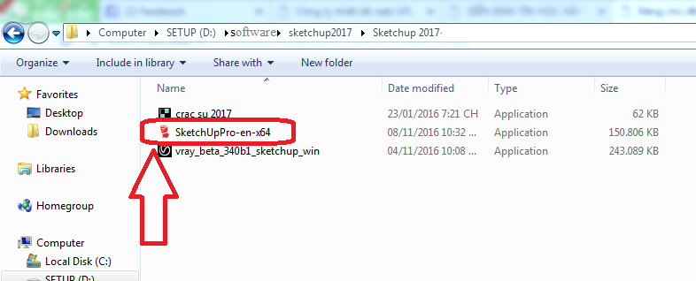 Hướng dẫn Download sketchup 2017 full 64bit