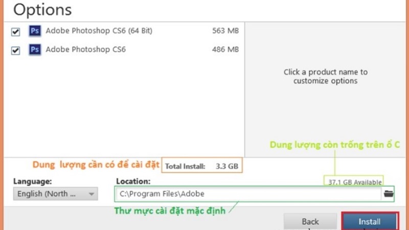 Hướng dẫn cài Photoshop CS6 vĩnh viễn full - Bước 6