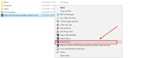 Hướng dẫn tải và cài đặt Microsoft Office 2019 full