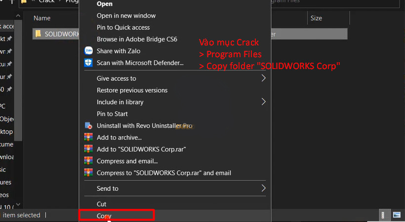 Hướng dẫn kích hoạt SolidWorks 2021